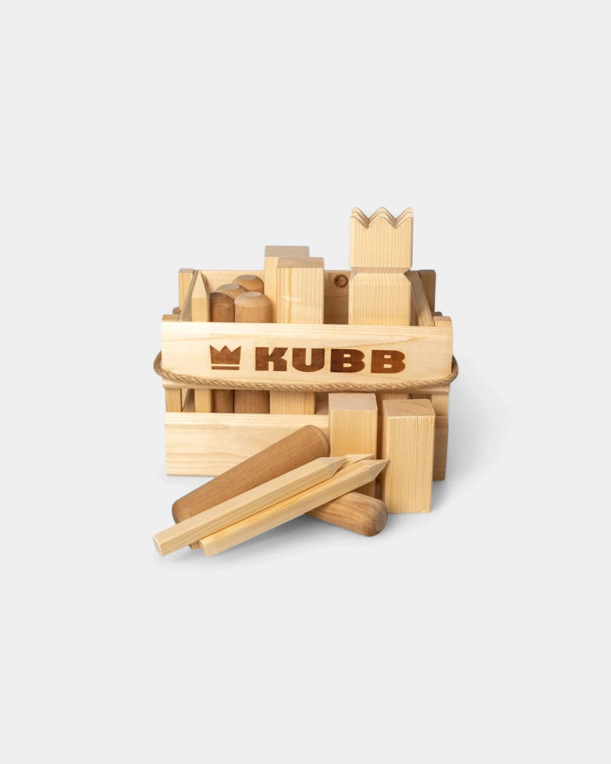 Umweltfreundliches Kubb zum Personalisieren